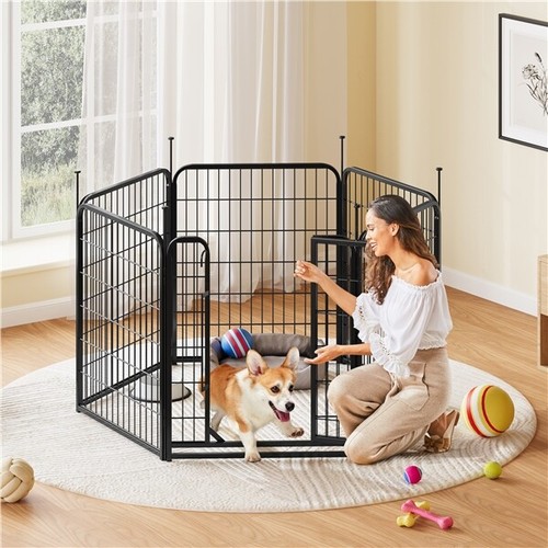 Dog playpen 80cm - 80cm, 6