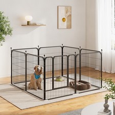 8 Panel Dog Pen w/ Gate , High