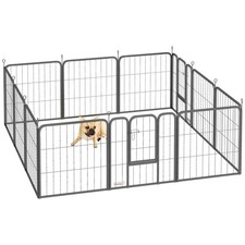 PawHut Dog Pen, 12-Panel Puppy