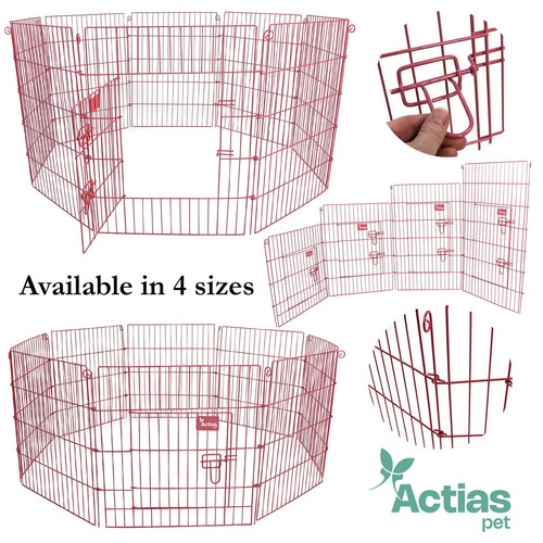 Pink pet dog pen - pet,