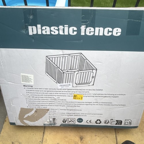Plastic indoor pet - indoor, playpen