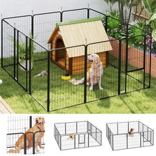 PawHut Dog Pen, 12-Panel Puppy