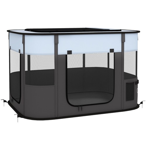 Foldable dog pen with - foldable, storage