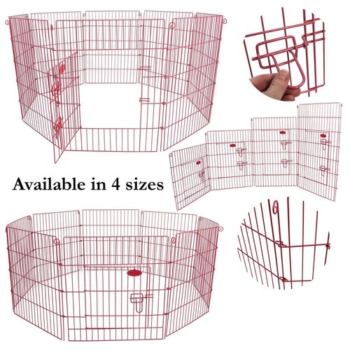 Pink dog puppy pet pen - pen, rabbit