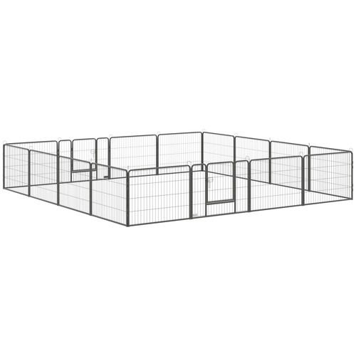 Pawhut panel puppy play pen - pawhut,