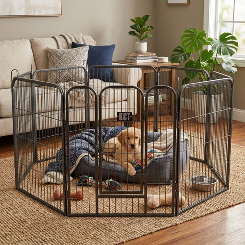 Heavy duty medium playpen dog - heavy,