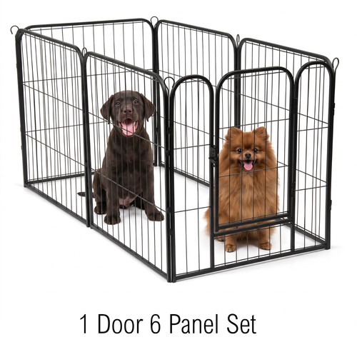 Metal dog playpen foldable - dog,