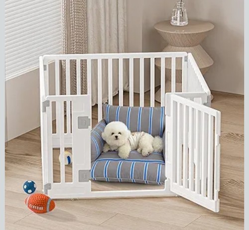Pet playpen foldable gate for - playpen,