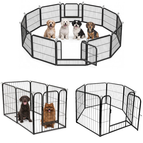 Metal dog playpen - playpen, foldable