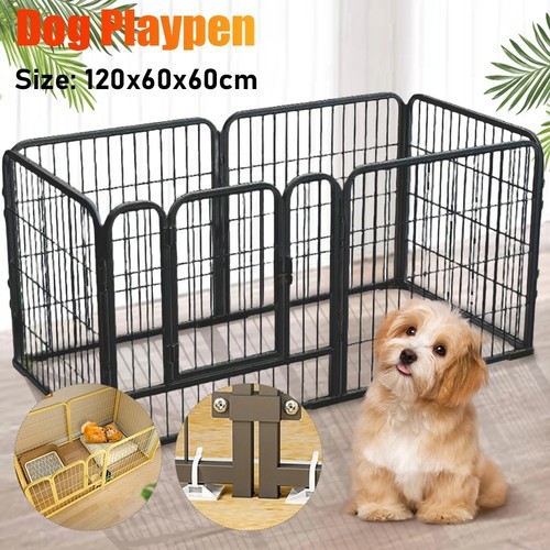 Panel dog playpen foldable - 6,