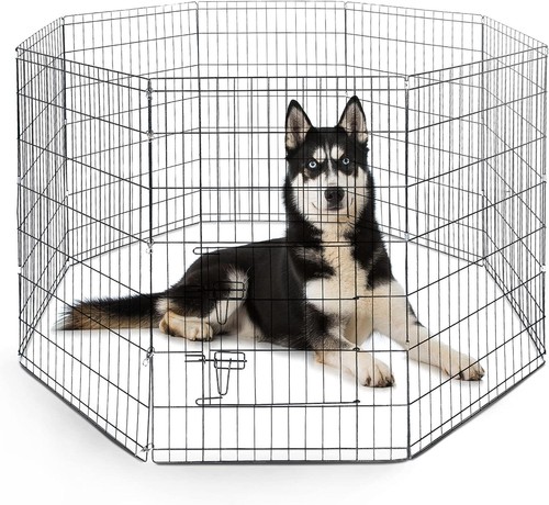Dog metal playpen - metal, inch