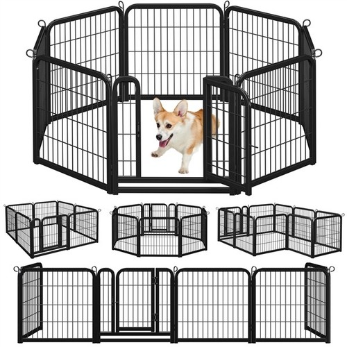 8pcs metal dog - metal,