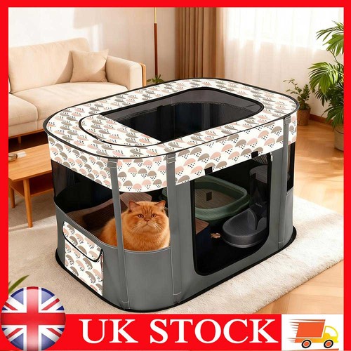 Foldable pet cat pen 55 - *,
